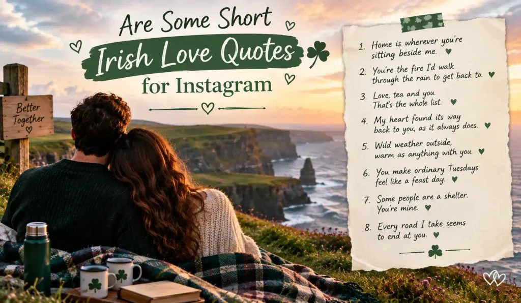 Some Short Irish Love Quotes for Instagram