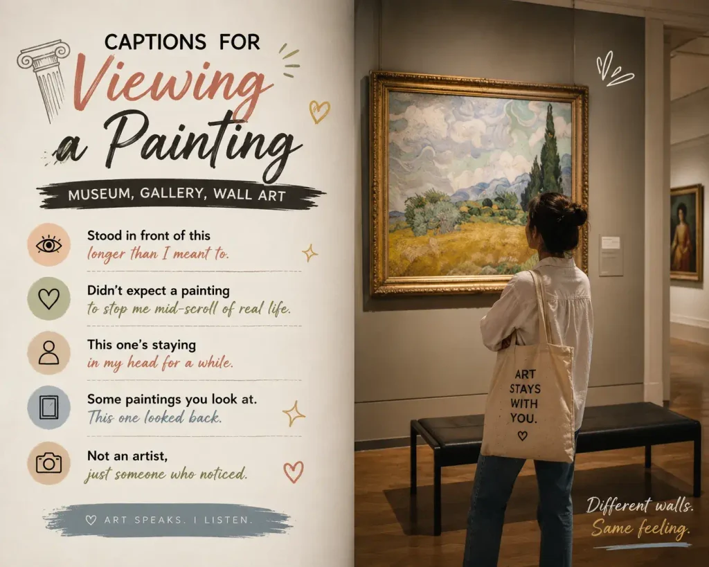 Captions for Viewing a Painting