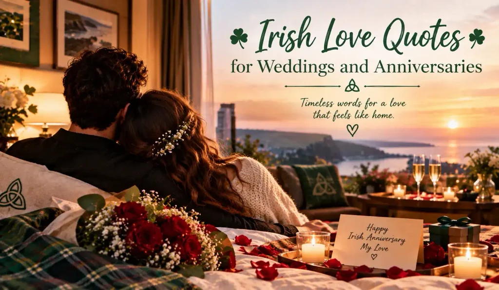 Irish Love Quotes Work for Weddings and Anniversaries