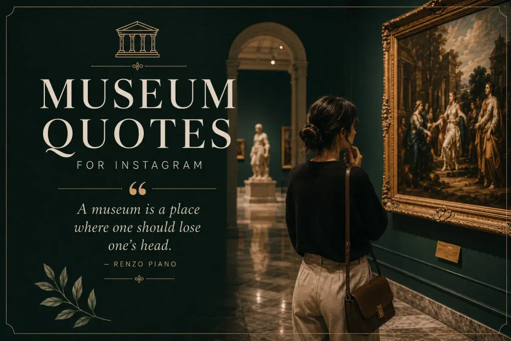 Museum Quotes for Instagram