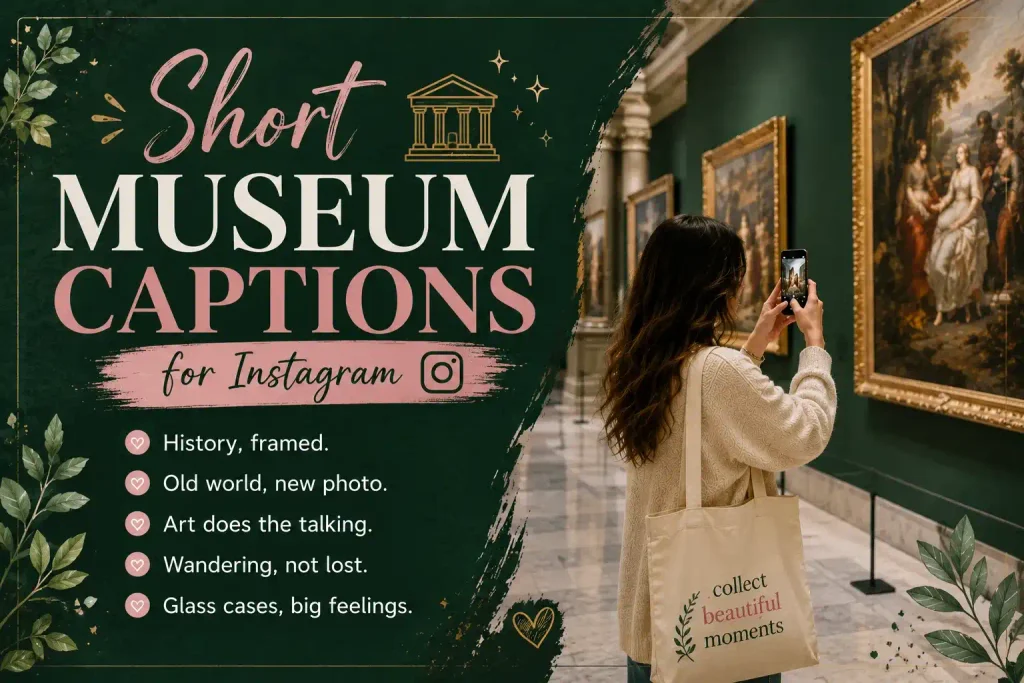 Short Museum Captions for Instagram