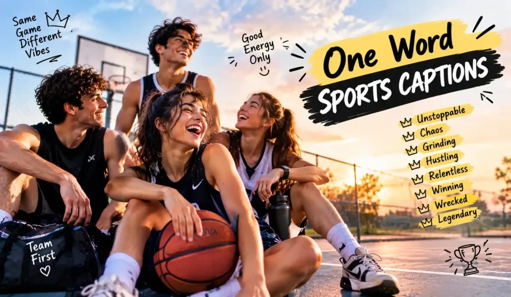 One Word Sports Captions