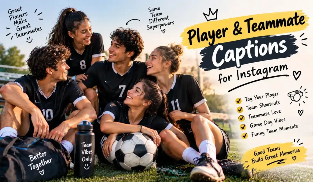 Player and Teammate Captions for Instagram